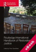 Cover of Routledge International Handbook of Restorative Justice (eBook)