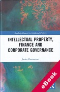 Cover of Intellectual Property, Finance and Corporate Governance (eBook)