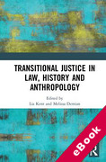 Cover of Transitional Justice in Law, History and Anthropology (eBook)