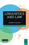 Cover of Linguistics and Law