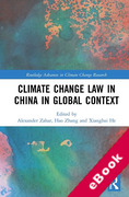 Cover of Climate Change Law in China in Global Context (eBook)