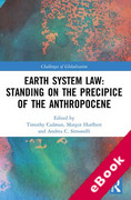 Cover of Earth System Law: Standing on the Precipice of the Anthropocene (eBook)
