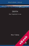 Cover of Death: New Trajectories in Law (eBook)