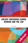 Cover of Ancient Indigenous Human Remains and the Law (eBook)