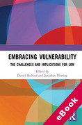 Cover of Embracing Vulnerability: The Challenges and Implications for Law (eBook)