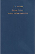 Cover of Legal Duties and other Essays in Jurisprudence