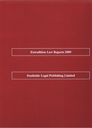 Cover of Extradition Law Reports