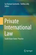 Cover of Private International Law: South Asian States' Practice