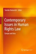 Cover of Contemporary Issues in Human Rights Law: Europe and Asia