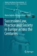 Cover of Succession Law, Practice and Society in Europe across the Centuries