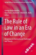 Cover of The Rule of Law in an Era of Change: Responses to Transnational Challenges and Threats (eBook)