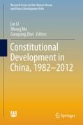 Cover of Constitutional Development in China, 1982-2012