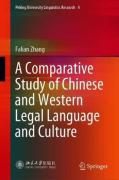 Cover of A Comparative Study of Chinese and Western Legal Language and Culture