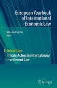 Cover of Private Actors in International Investment Law