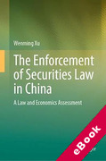 Cover of The Enforcement of Securities Law in China: A Law and Economics Assessment (eBook)