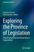 Cover of Exploring the Province of Legislation: Theoretical and Practical Perspectives in Legisprudence
