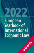 Cover of European Yearbook of International Economic Law 2022 (eBook)