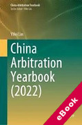 Cover of China Arbitration Yearbook (2022) (eBook)