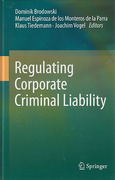 Cover of Regulating Corporate Criminal Liability