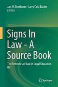 Cover of Signs in Law - A Source Book: The Semiotics of Law in Legal Education III