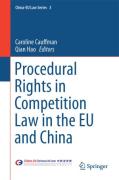 Cover of Procedural Rights in Competition Law in the EU and China
