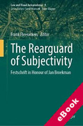 Cover of The Rearguard of Subjectivity: Festschrift in Honour of Jan Broekman (eBook)