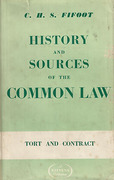 Cover of History and Sources of the Common Law: Tort and Contract