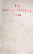 Cover of The Annual Practice 1950's editions (The White Book)