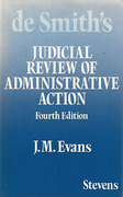 Cover of De Smith's Judicial Review of Administrative Action 4th ed