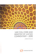 Cover of UAE Civil Code and Ministry of Justice Commentary: 2010