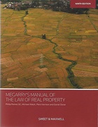 Cover of Megarry's Manual of the Law of Real Property