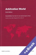 Cover of Arbitration World: Jurisdictional and Institutional Comparisons (Book &#38; eBook Pack)
