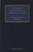 Cover of Archbold International Criminal Courts: Practice, Procedure &#38; Evidence