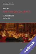 Cover of Treitel: The Law of Contract (Book &#38; eBook Pack)