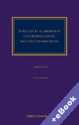 Cover of The Intellectual Property Enterprise Court: Practice and Procedure (Book &#38; eBook Pack)