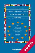 Cover of Jones &#38; Van Der Woude: European Competition Law Handbook 2023 (eBook)