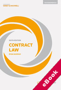 Cover of Contract Law: The Fundamentals (eBook)