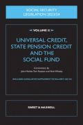 Cover of Social Security Legislation 2023/24 Volume II: Universal Credit, State Pension Credit and the Social Fund