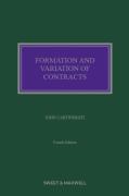 Cover of Formation and Variation of Contracts