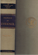 Cover of Phipson on Evidence 11th ed