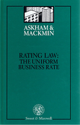 Cover of Rating Law: The Uniform Business Rate