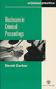 Cover of Disclosure in Criminal Proceedings