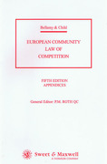 Cover of Bellamy and Child: European Community Law of Competition 5th ed: Appendices Only