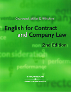 Cover of English for Contract and Company Law