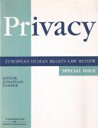 Cover of EHRLR: Privacy
