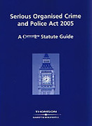 Cover of Serious Organised Crime and Police Act 2005