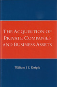 Cover of The Acquisition of Private Companies and Business Assets