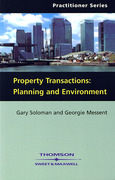 Cover of Property Transactions: Planning and Environment
