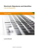 Cover of Electronic Signatures and Identities: Law and Regulation