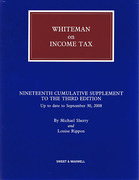 Cover of Whiteman on Income Tax 3rd ed: 19th Supplement